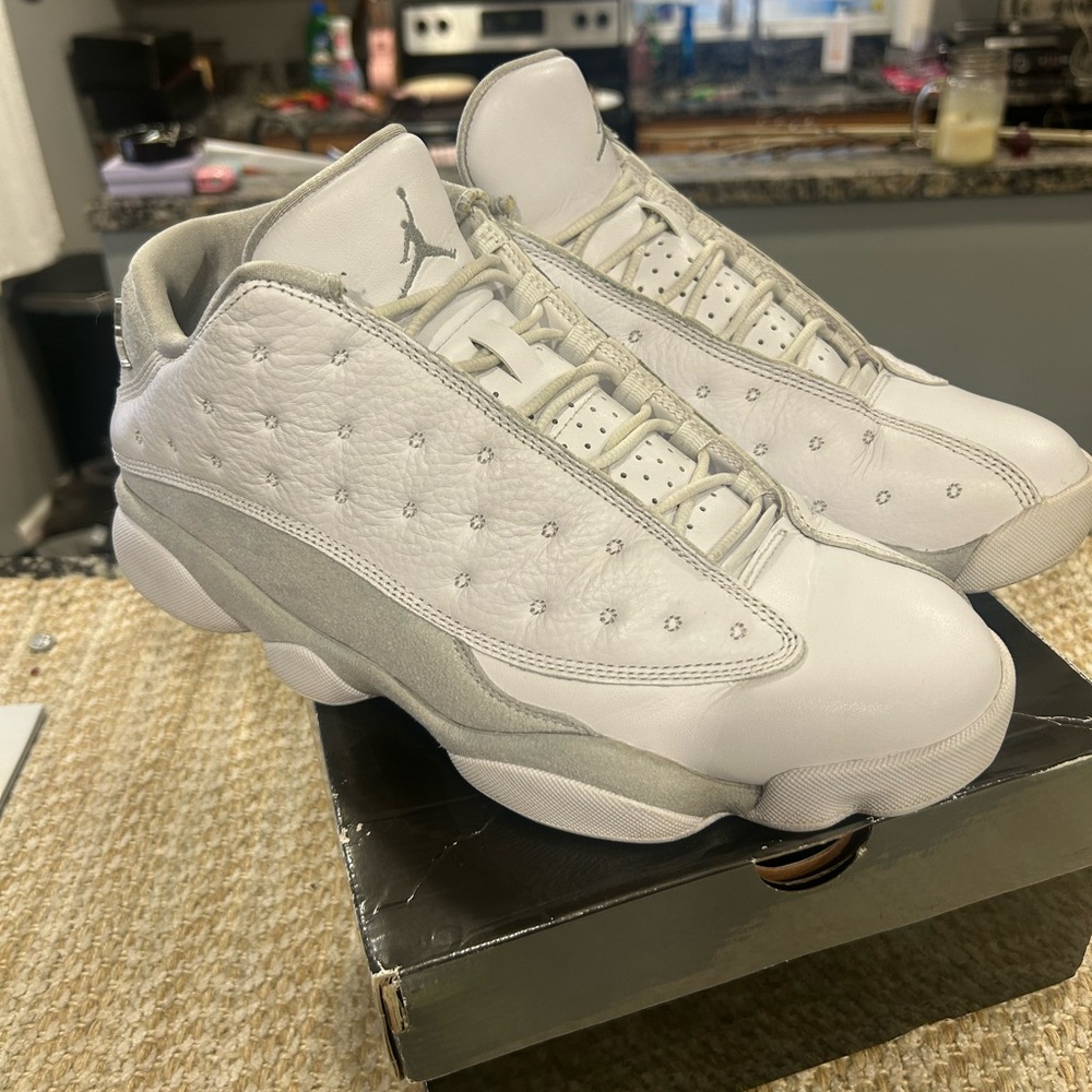 Jordan 13 low pure platinum